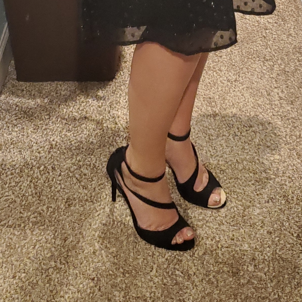 Nina black heels